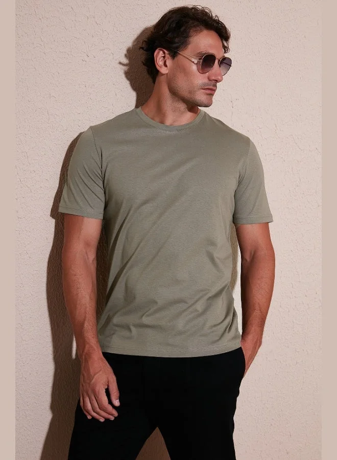 Buratti Buratti Cotton Regular Fit Crew Neck T Shirt Men's T SHIRT 59020204
